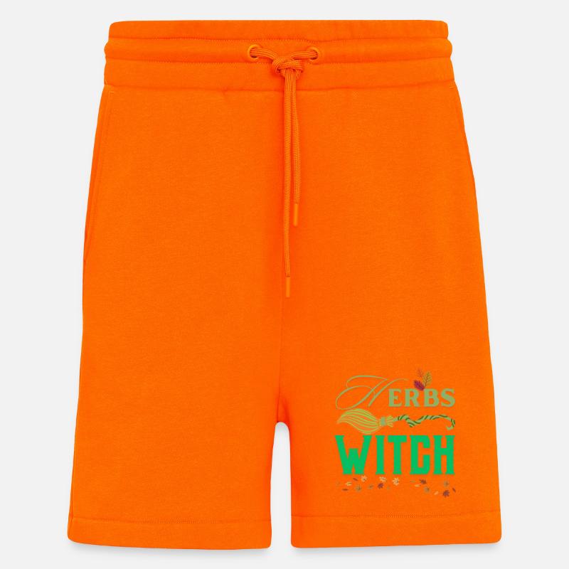 Herbs Witch Wild Witchy & Herbal Design - Shorts - made by SPREAD - SUNSET ORANGE
