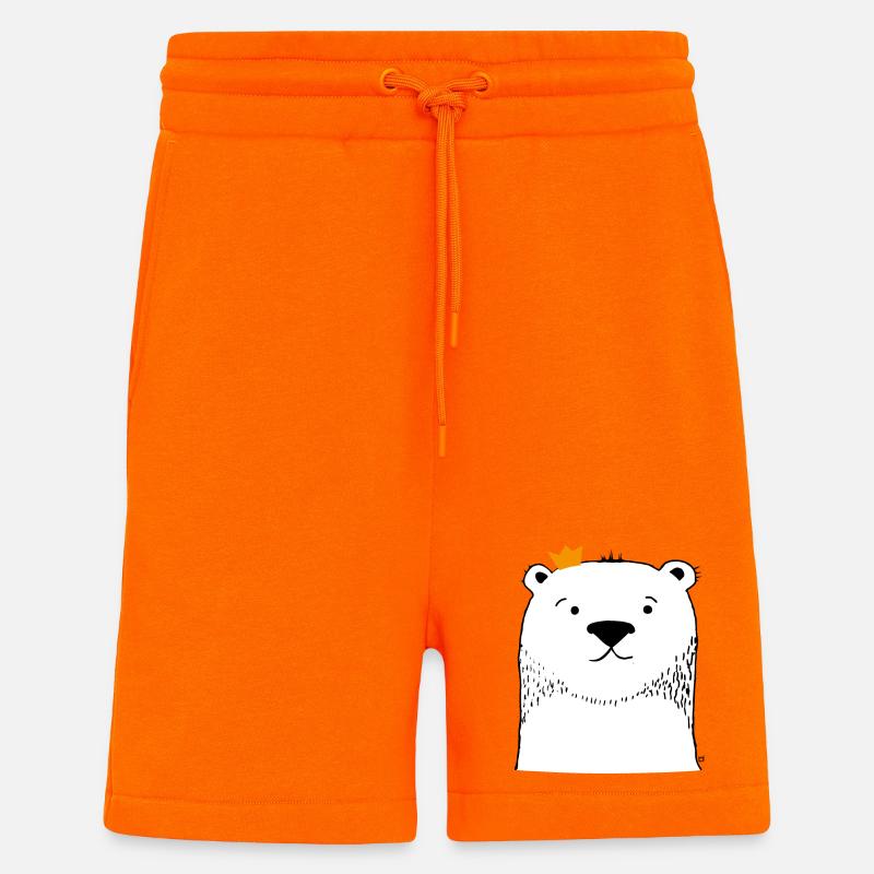 Theodore Eisbär - Shorts - made by SPREAD - SUNSET ORANGE