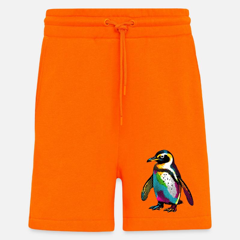 Penguin - Shorts - made by SPREAD - SUNSET ORANGE