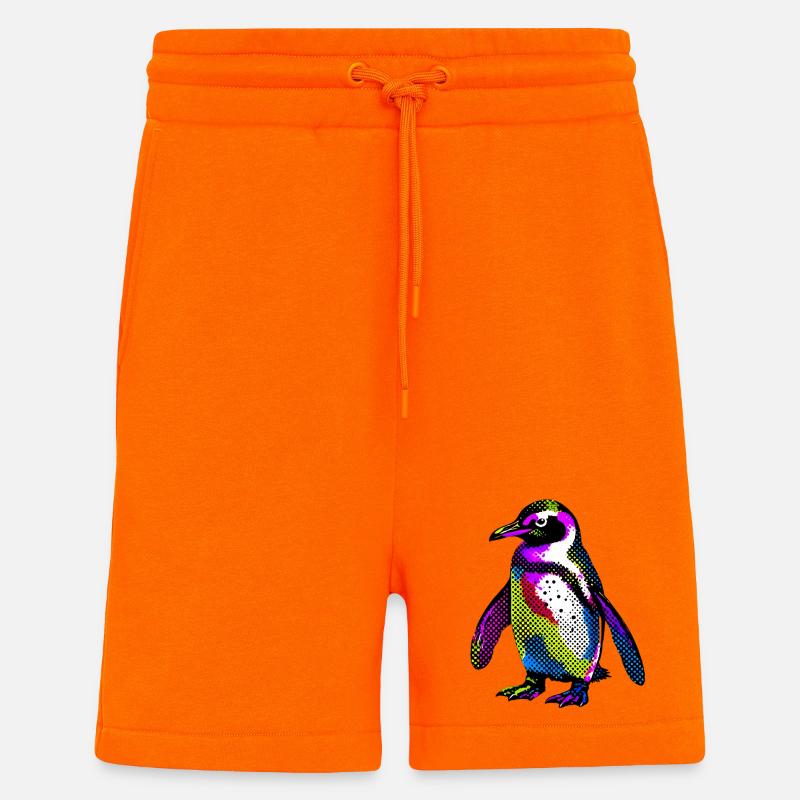 Penguin - Shorts - made by SPREAD - SUNSET ORANGE