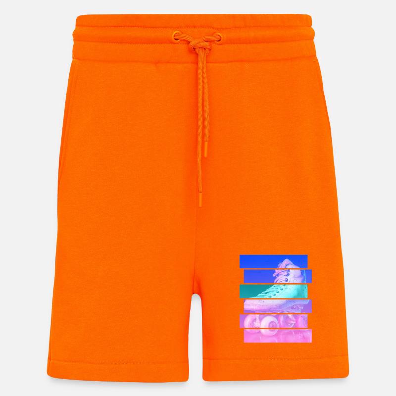 Rollschuh - Shorts - made by SPREAD - SUNSET ORANGE