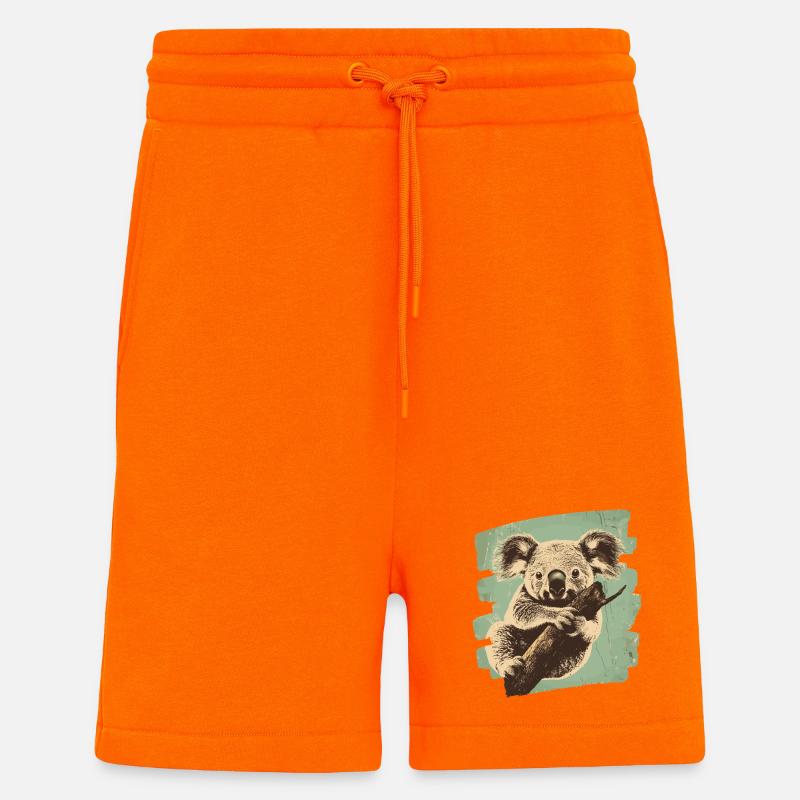 Koala Bär - Shorts - made by SPREAD - SUNSET ORANGE