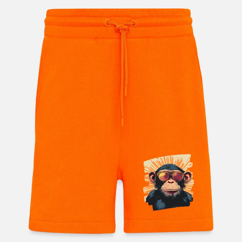 Affe Retro - Shorts - made by SPREAD - SUNSET ORANGE