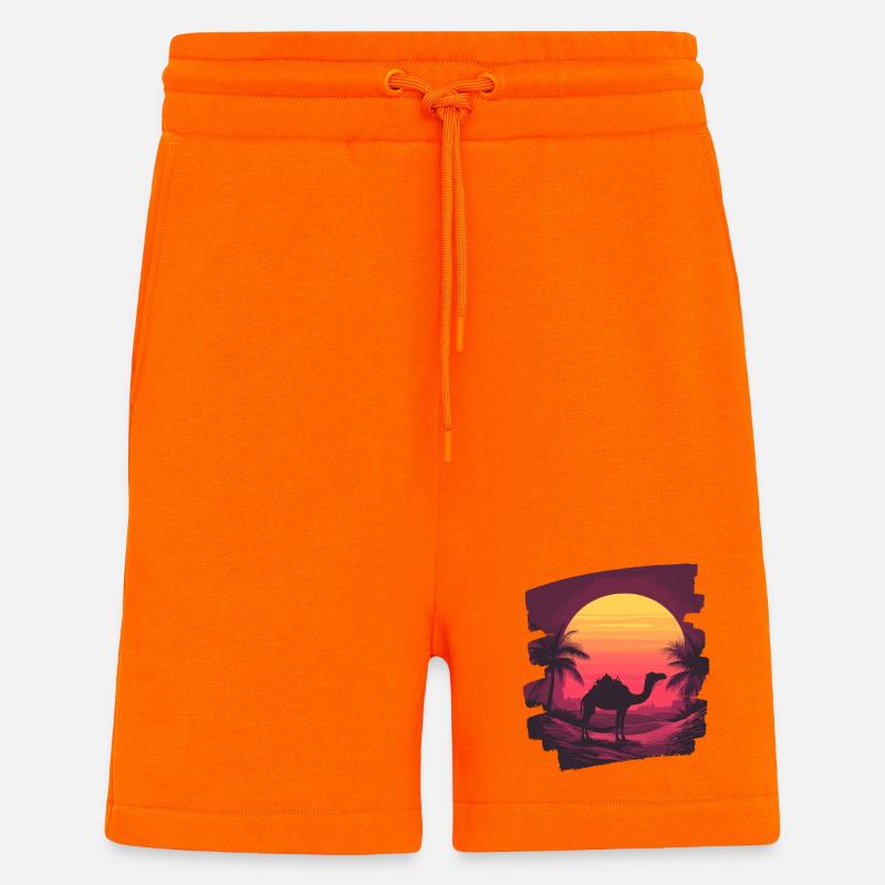 Kamel - Shorts - made by SPREAD - SUNSET ORANGE