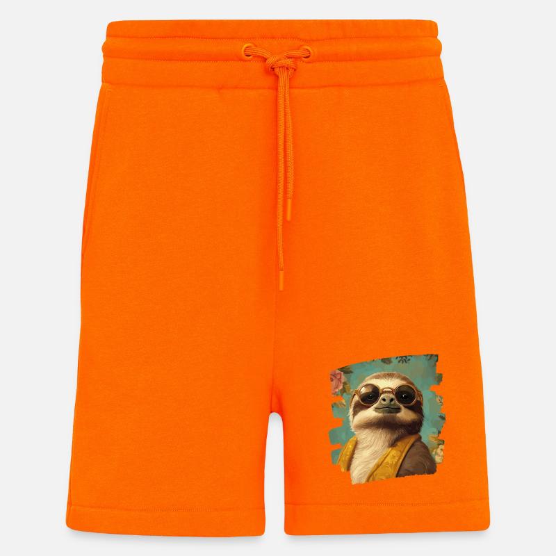 Faultier - Shorts - made by SPREAD - SUNSET ORANGE