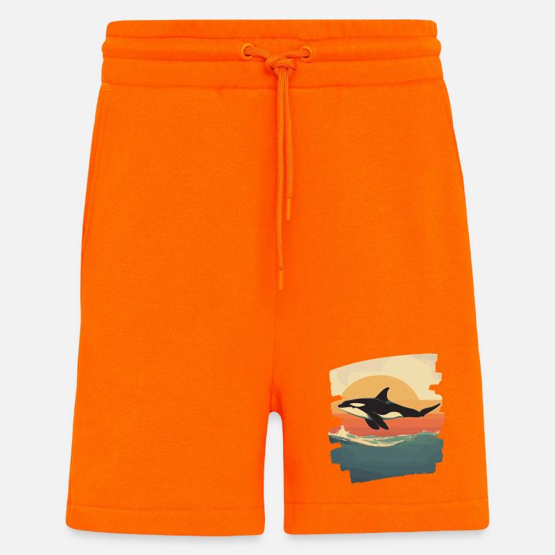 Orca - Shorts - made by SPREAD - SUNSET ORANGE