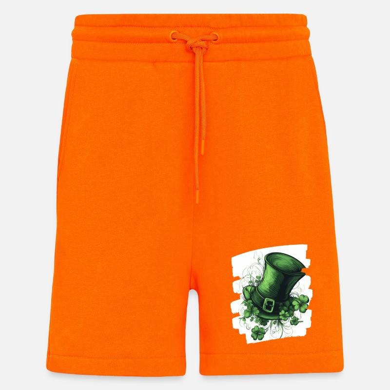 La Saint-Patrick - Short bio décontracté fabriqué en UE - SUNSET ORANGE