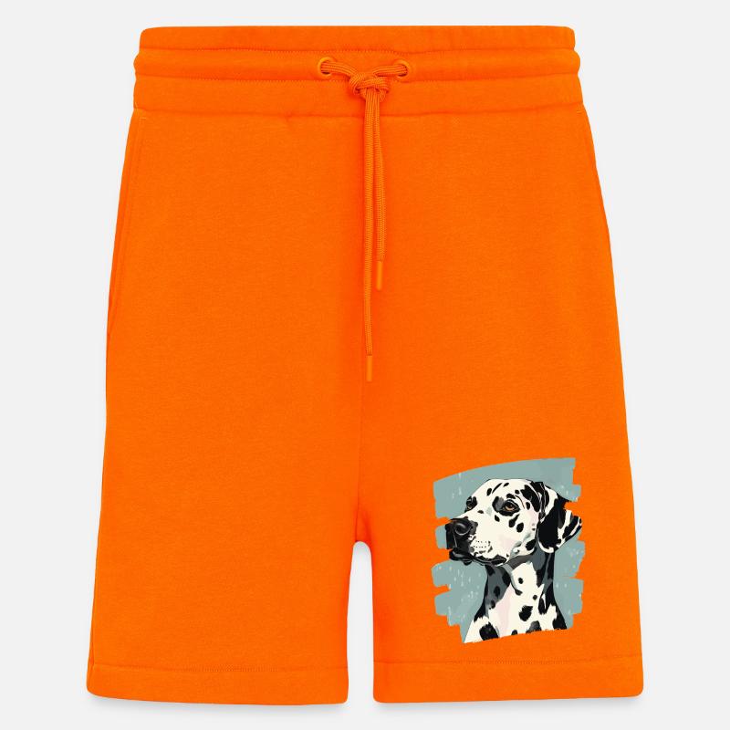 Dalmatiner - Shorts - made by SPREAD - SUNSET ORANGE
