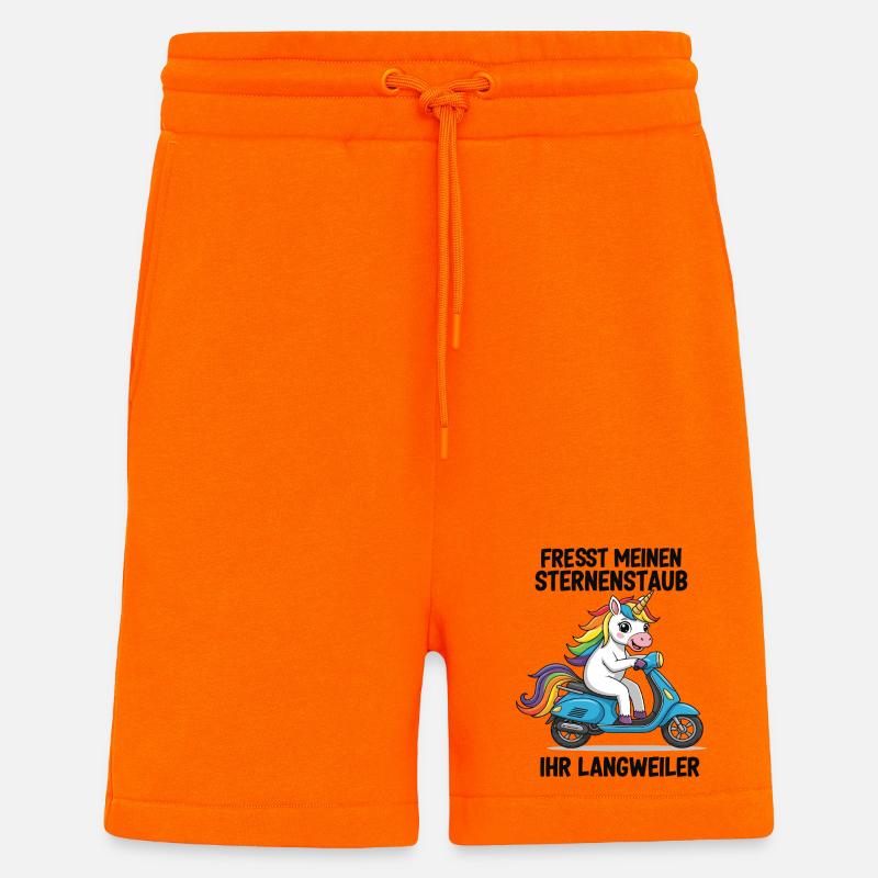 Roller-Einhorn - Shorts - made by SPREAD - SUNSET ORANGE