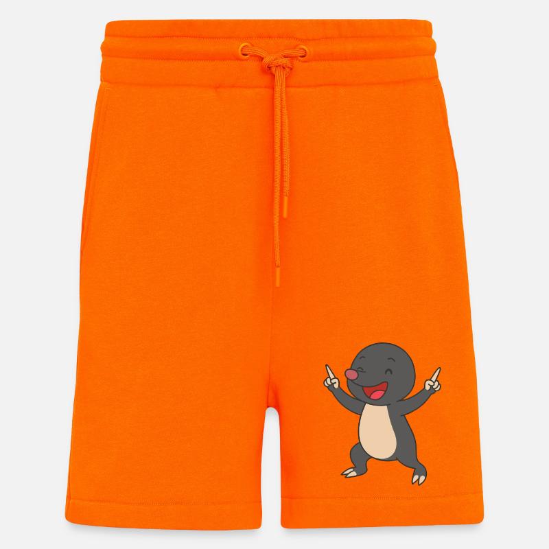 Happy Maulwurf - Shorts - made by SPREAD - SUNSET ORANGE