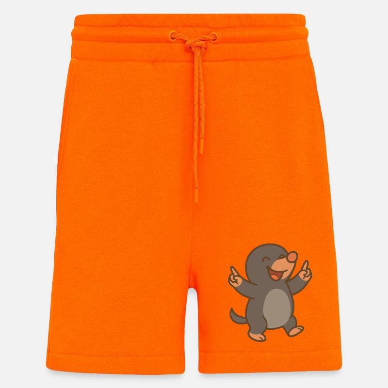 Dancing Mole - Shorts - made by SPREAD - SUNSET ORANGE