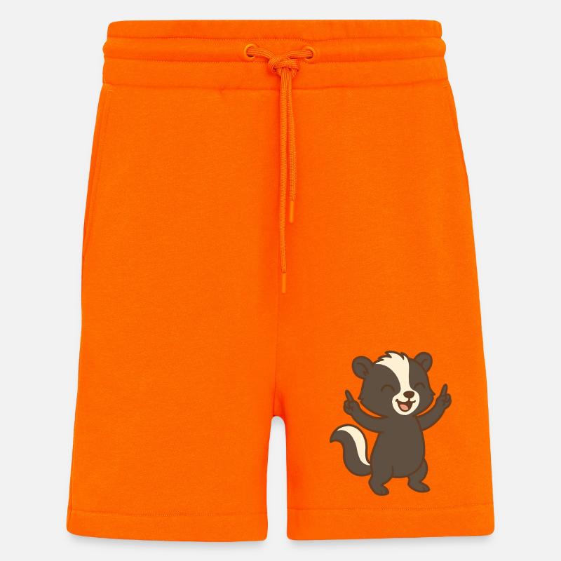 Cheer Up Stinktierchen - Shorts - made by SPREAD - SUNSET ORANGE