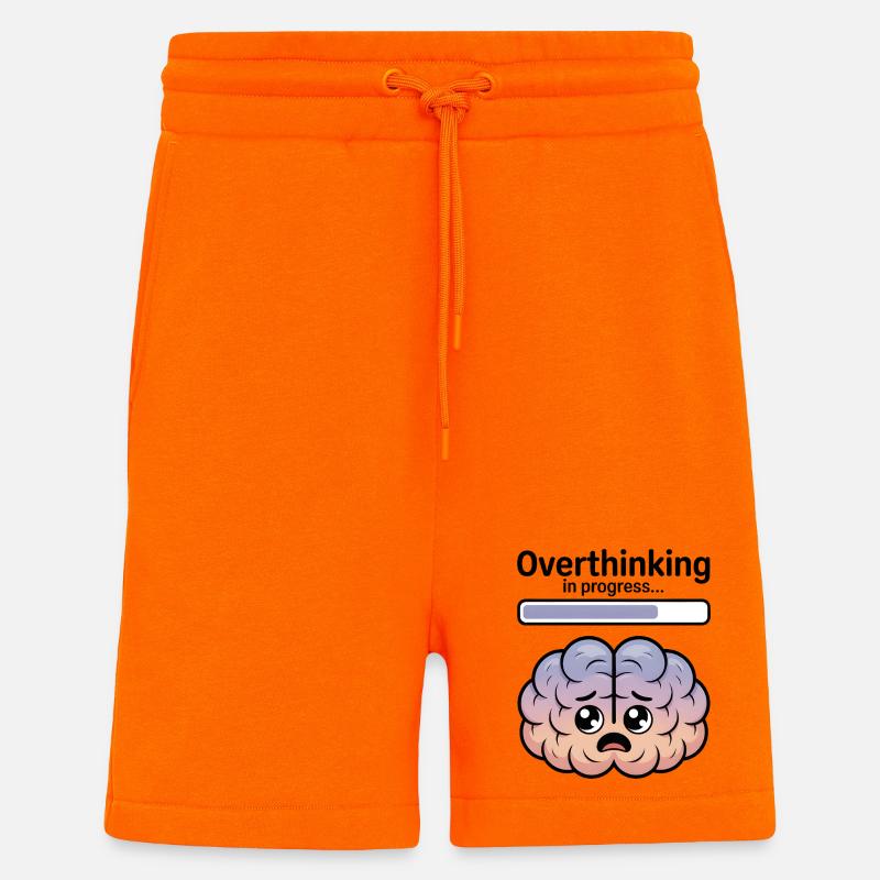 Overthinking in progress - Shorts - made by SPREAD - SUNSET ORANGE