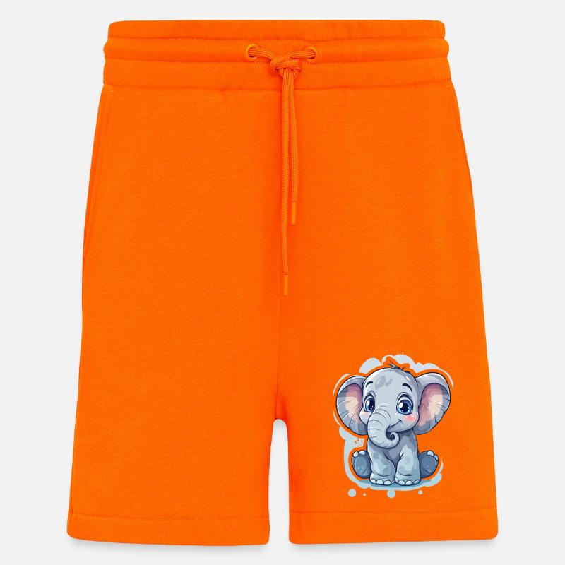 Elefant - Shorts - made by SPREAD - SUNSET ORANGE