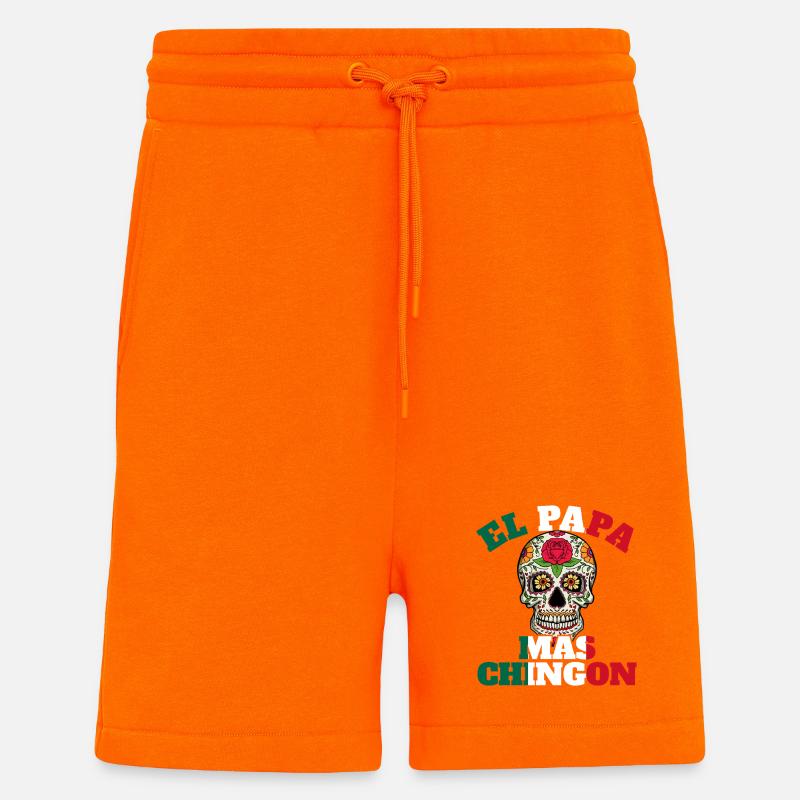 El Papa Mas Chingon - Shorts - made by SPREAD - SUNSET ORANGE