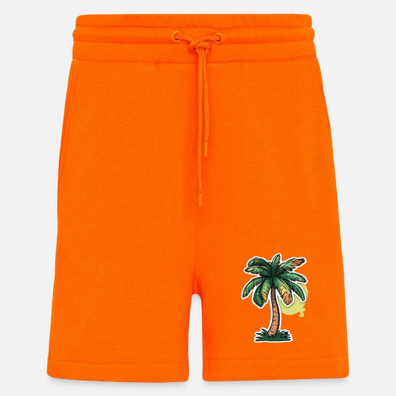 Palme - Shorts - made by SPREAD - SUNSET ORANGE