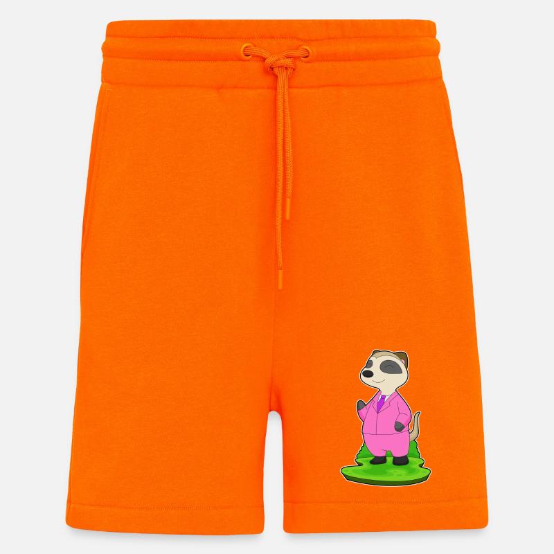 Erdmännchen Bräutigam Anzug Hochzeit - Shorts - made by SPREAD - SUNSET ORANGE