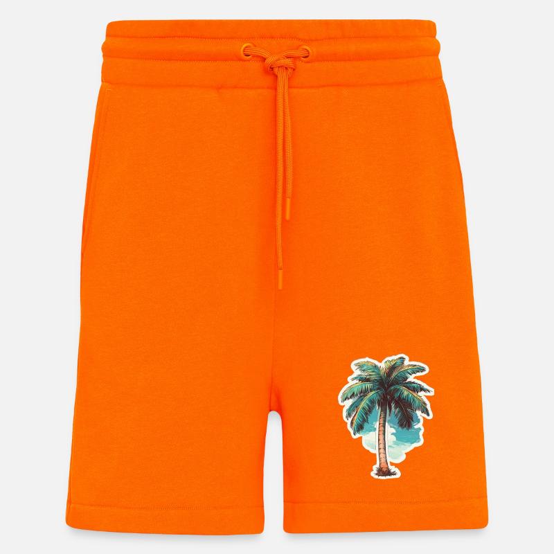 Palme - Shorts - made by SPREAD - SUNSET ORANGE