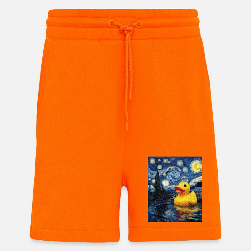 Quietscheentchen - Shorts - made by SPREAD - SUNSET ORANGE