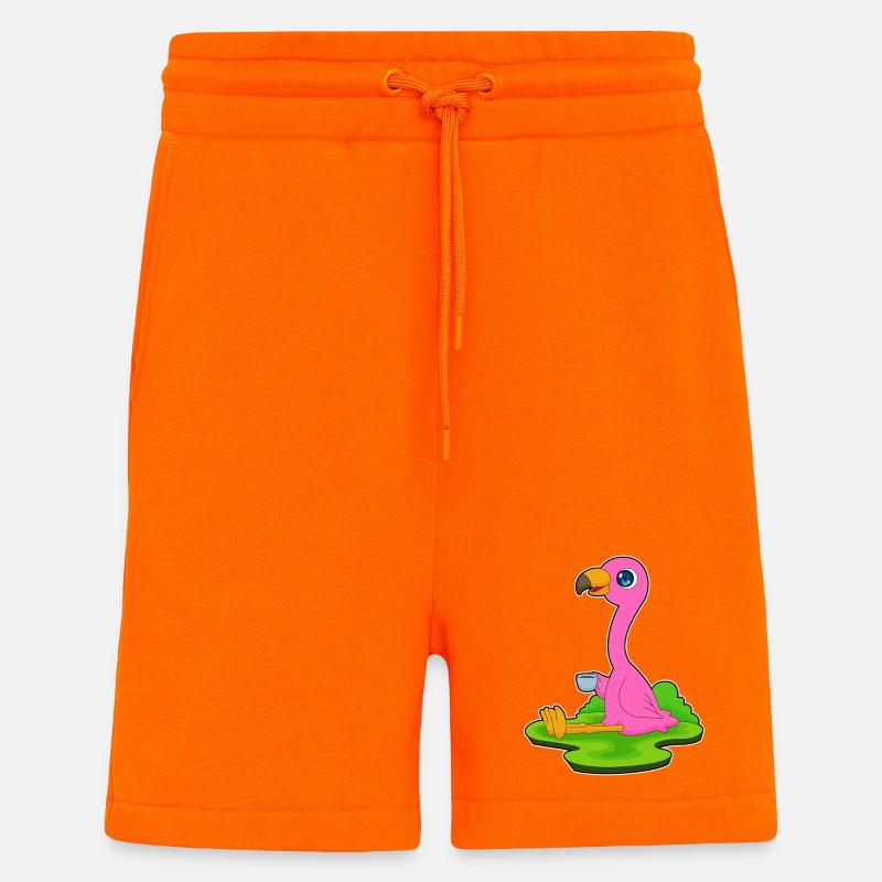 Flamingo coffee mug - Shorts - made by SPREAD - SUNSET ORANGE