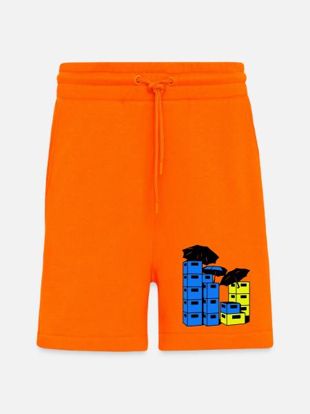 Bierkasten Kunst - Shorts - made by SPREAD - SUNSET ORANGE