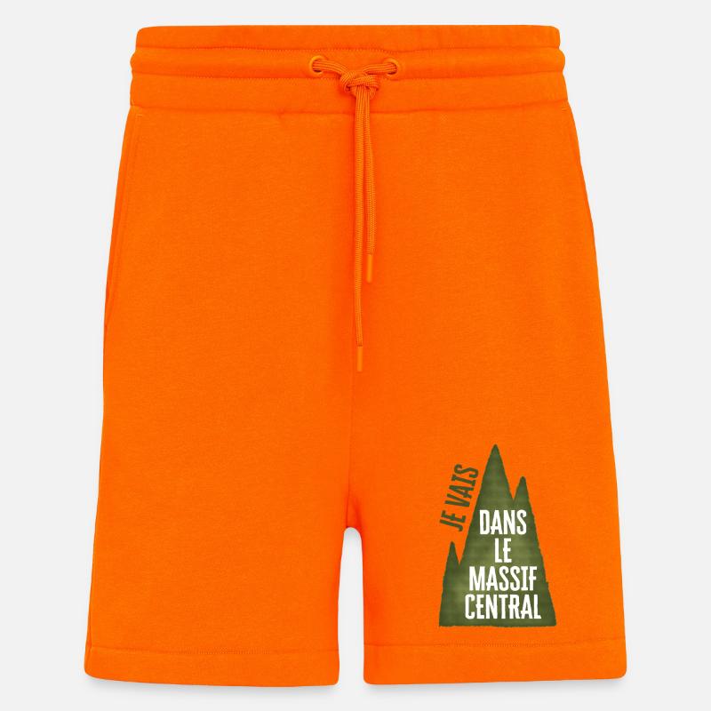 I'm going to the Massif Central - Shorts - made by SPREAD - SUNSET ORANGE