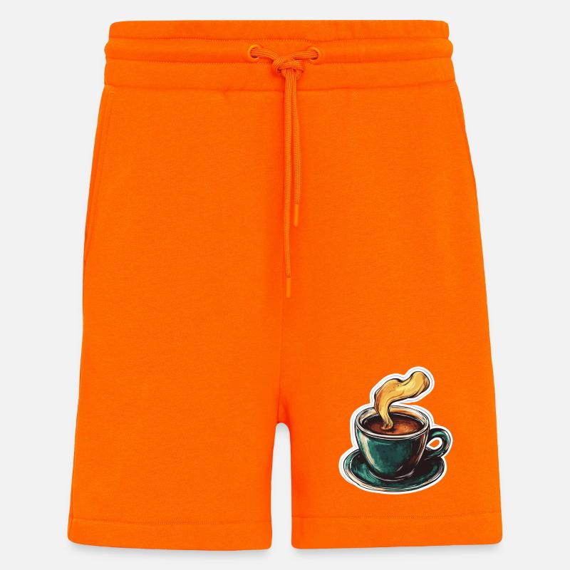 Kaffee - Shorts - made by SPREAD - SUNSET ORANGE