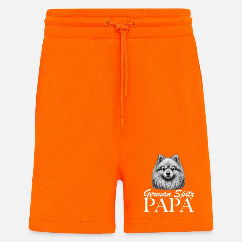 Deutsche Spitze Papa - Shorts - made by SPREAD - SUNSET ORANGE