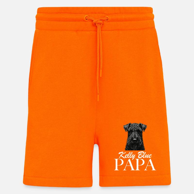 Kerry Blue Papa - Short bio décontracté fabriqué en UE - SUNSET ORANGE