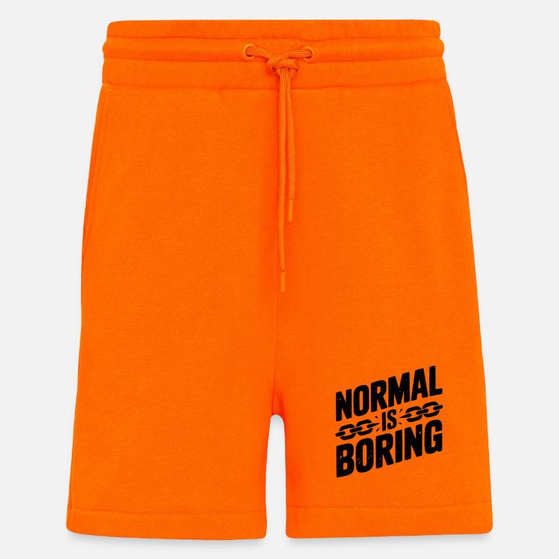 Normal ist langweilig - Shorts - made by SPREAD - SUNSET ORANGE