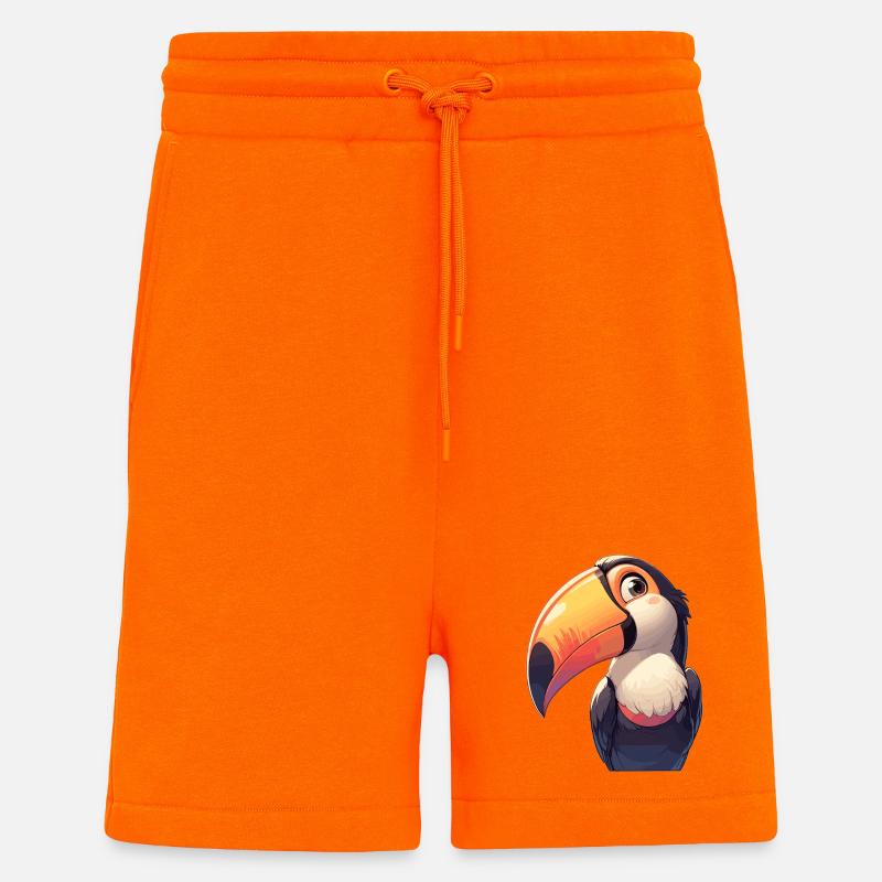 Tukane Tukan - Shorts - made by SPREAD - SUNSET ORANGE