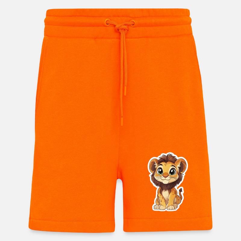 Löwe - Shorts - made by SPREAD - SUNSET ORANGE