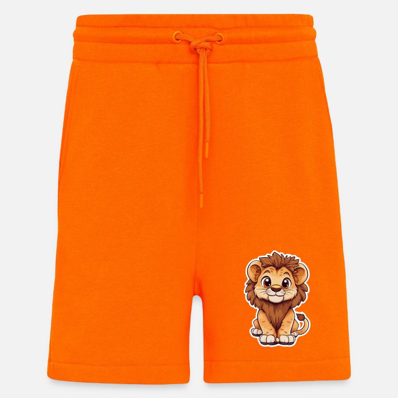 Löwe - Shorts - made by SPREAD - SUNSET ORANGE
