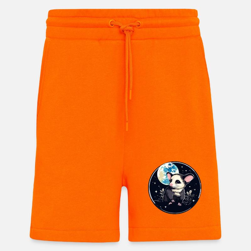 Kosmospossum Mondschein - Shorts - made by SPREAD - SUNSET ORANGE
