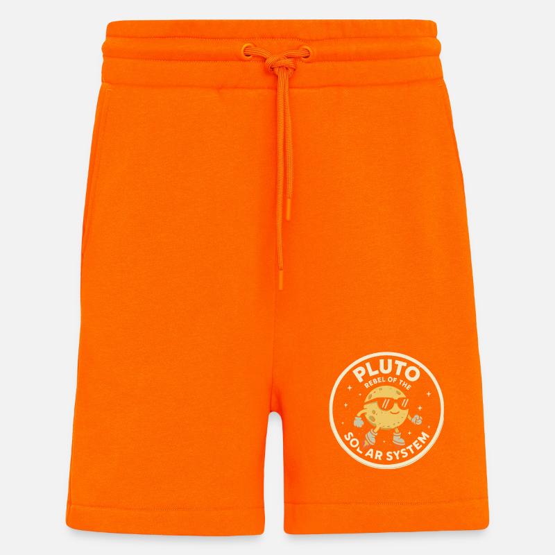 Pluto Rebell des Sonnensystems - Shorts - made by SPREAD - SUNSET ORANGE