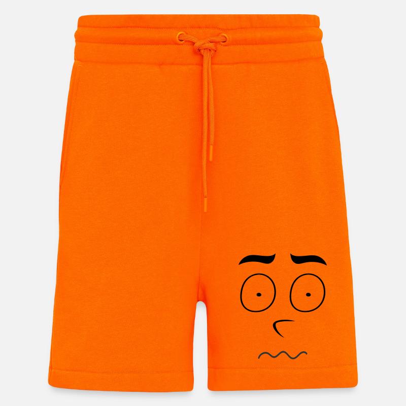 Unscharfes Gesicht - Shorts - made by SPREAD - SUNSET ORANGE