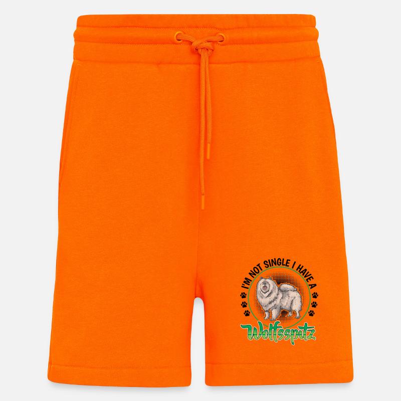 Wolfspitz not single German Wolfspitz - Shorts - made by SPREAD - SUNSET ORANGE