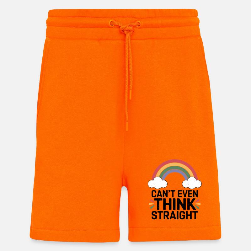 Regenbogen Wolken Jubel - Shorts - made by SPREAD - SUNSET ORANGE