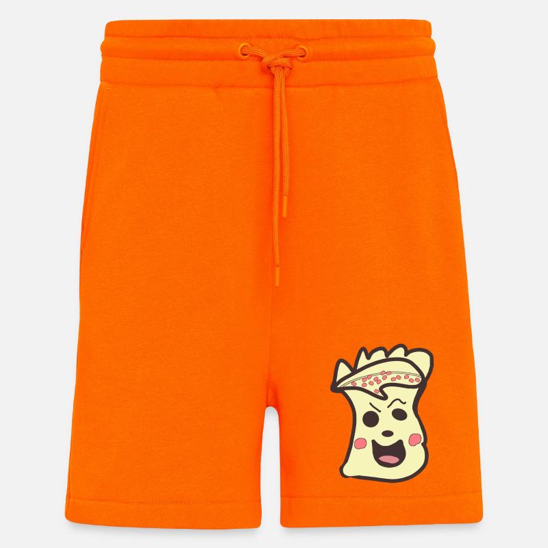 Drôle de gars esthétique kawaii - Short bio décontracté fabriqué en UE - SUNSET ORANGE