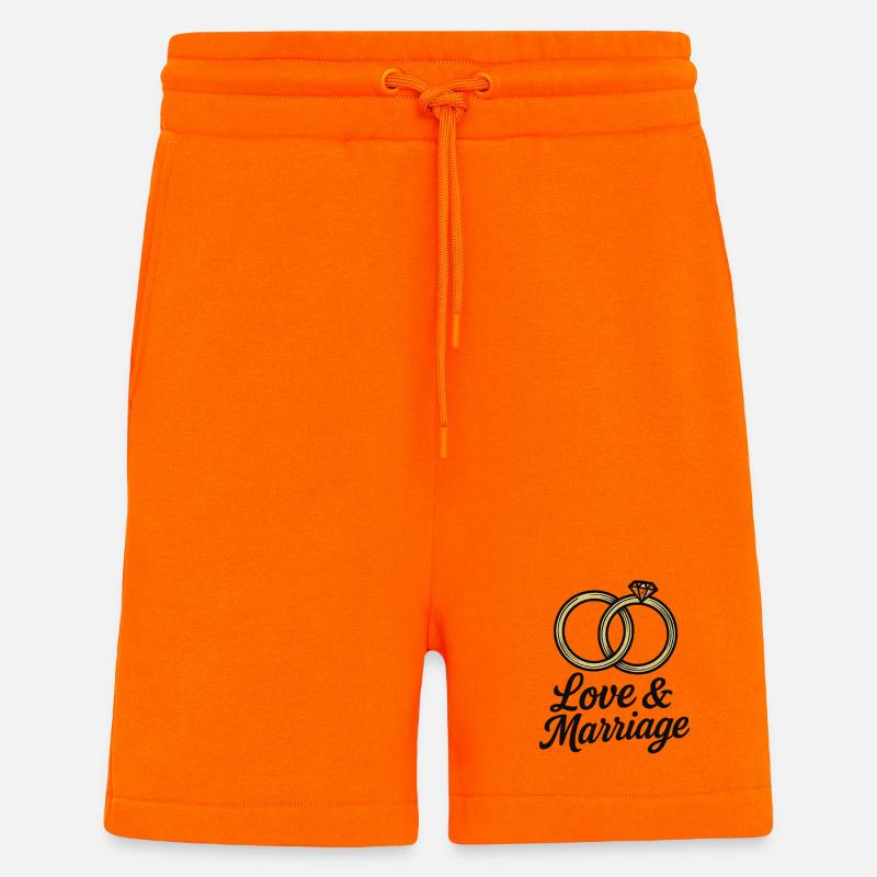 Liebe & Ehe Trauringe - Liebe & Ehe - Shorts - made by SPREAD - SUNSET ORANGE