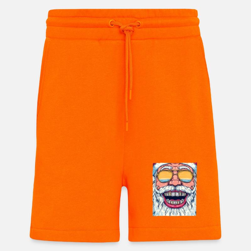 Weihnachtsmann Cool Weihnachten - Shorts - made by SPREAD - SUNSET ORANGE