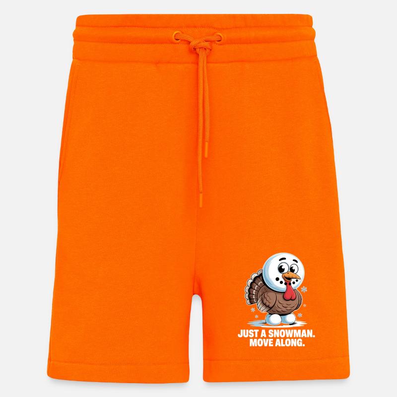 No turkey for dinner - Shorts - made by SPREAD - SUNSET ORANGE