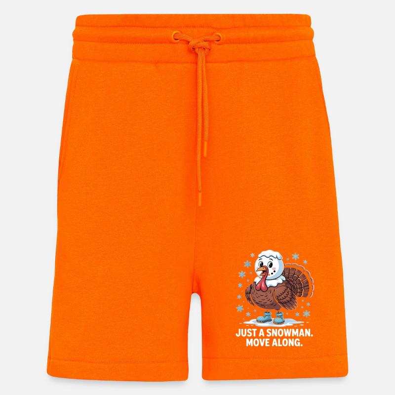 No turkey for dinner - Shorts - made by SPREAD - SUNSET ORANGE
