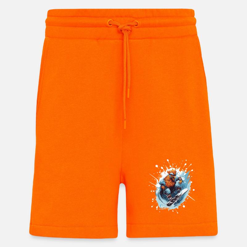 Hahn Snowboard - Shorts - made by SPREAD - SUNSET ORANGE