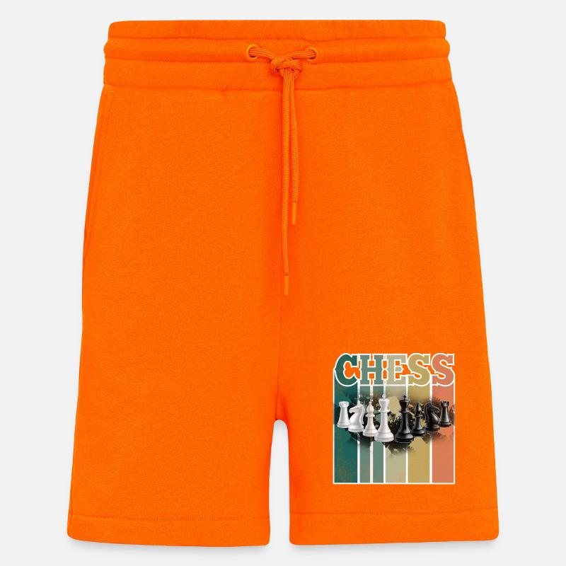 Schach - Shorts - made by SPREAD - SUNSET ORANGE
