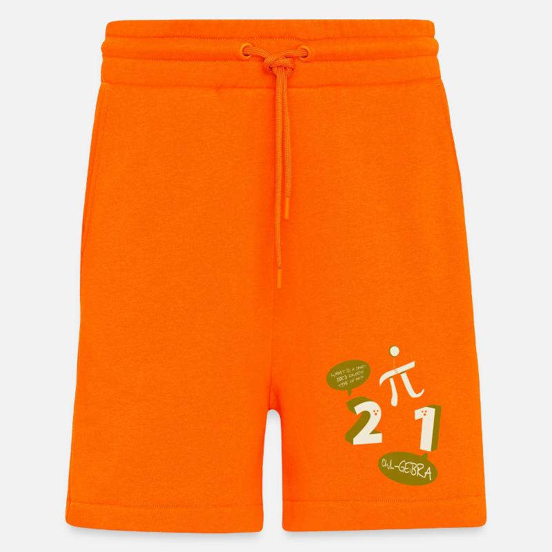 Math Math Math Teacher Mathematician - Shorts - made by SPREAD - SUNSET ORANGE