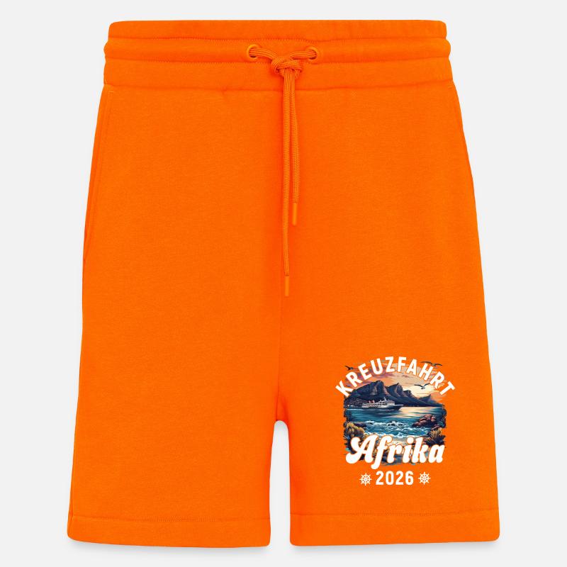 Afrika Kreuzfahrt 2026 - Shorts - made by SPREAD - SUNSET ORANGE