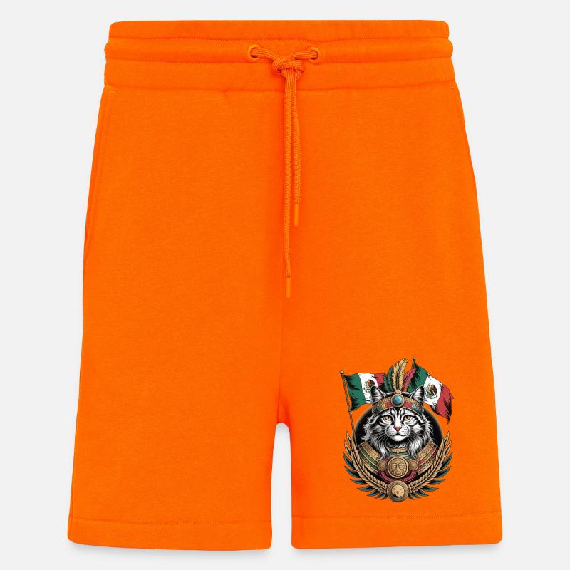 Maja Mexiko Katze - Shorts - made by SPREAD - SUNSET ORANGE
