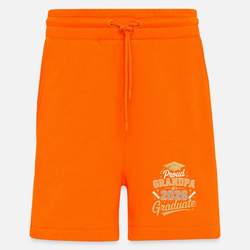 Stolzer Opa 2026 Absolvent - Shorts - made by SPREAD - SUNSET ORANGE