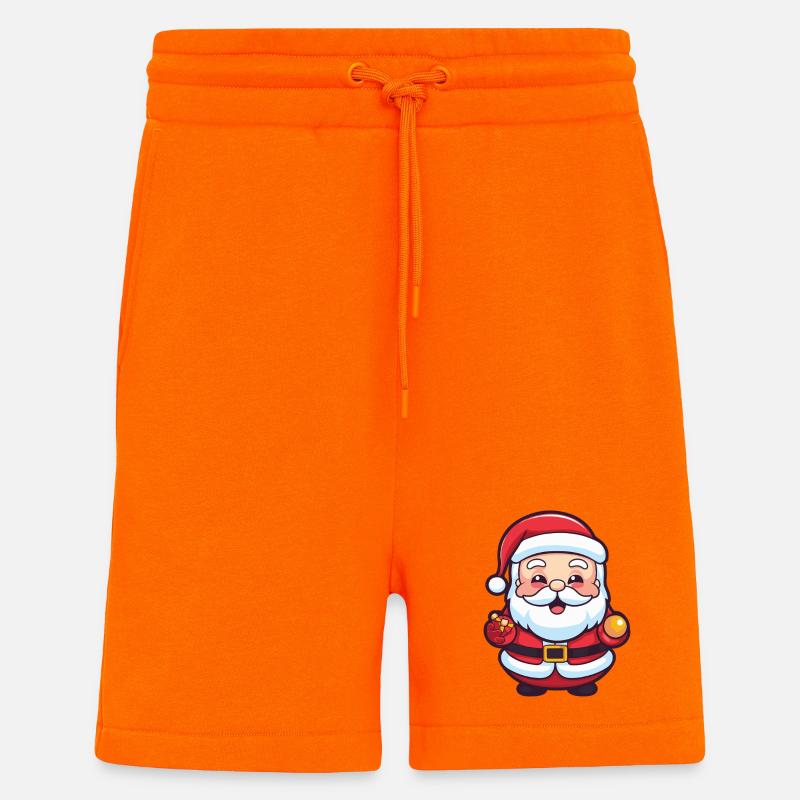 Weihnachtsmann Comic Weihnachten - Shorts - made by SPREAD - SUNSET ORANGE